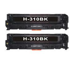 Toner-H-CE310/126A-BK(2-pack)