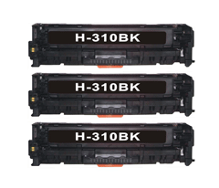 Toner-H-CE310/126A-BK(3-pack)