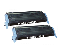 Toner-H-Q6000A/124A-BK (2-pack)