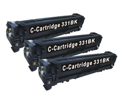 Toner-C-Cartridge 331BK (3-pack)