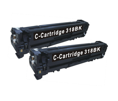 Toner-C-Cartridge 318BK (2-pack)